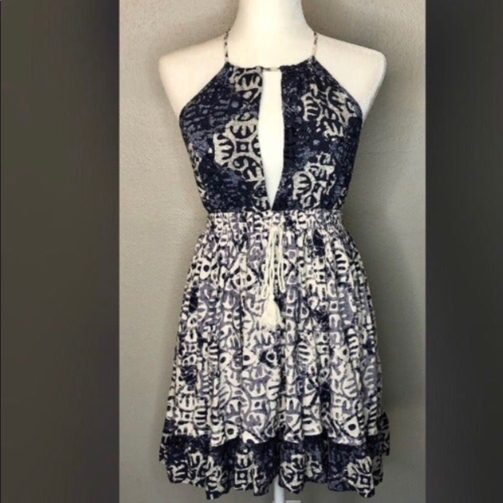 Free People Beach Day Boho Mini Dress Like New